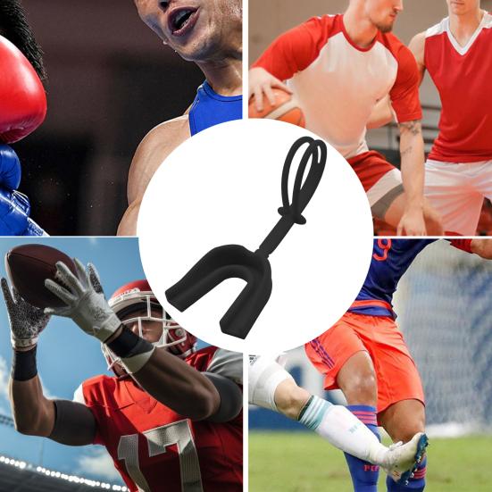 Silicone Sports Mouthguard Food Grade BPA Free Boxing Basketball Football Hockey Karate Baseball Rugby Match Teens Adults Teeth Mouth Guard Protector