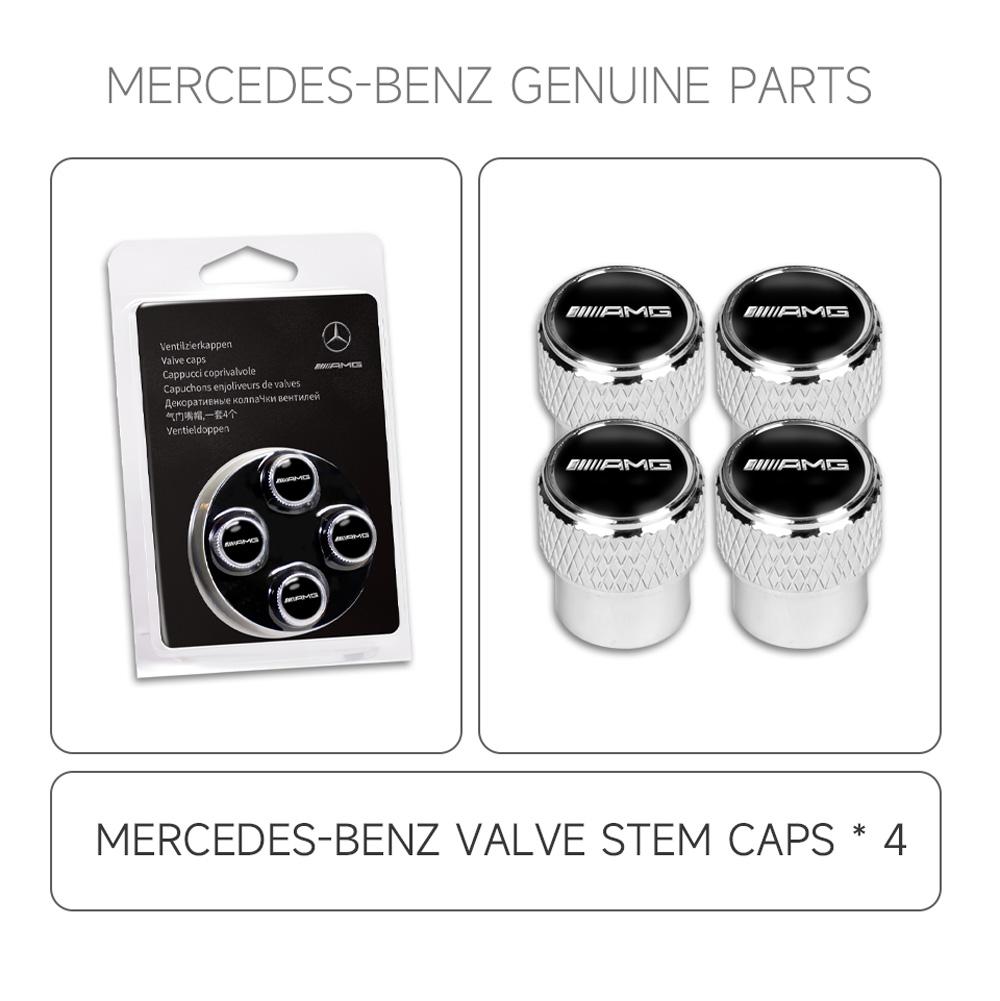 CQJ1 4pcs/set Wheel Tire Valve Stem Cap Dust Cover For Mercedes-Benz C-Class W202 W203 W204 E-Class W221 Interior Mouldings