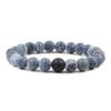 1-2PCS kralen armbanden armbanden set natuurlijke lavasteen koppels afstand energie elastische touw mannen vrouwen beste vriend sieraden cadeau