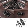 Automobiles ABS Carbon Fiber Look Glass Lift Button Cover Suitable for 3GT F20 F30 F31 F32 F34 F36 Sleek Car Interiors