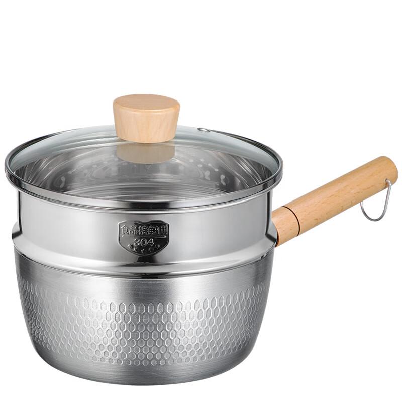 COOKER KING 18cm Japanese Yukihira Pot with Steamer