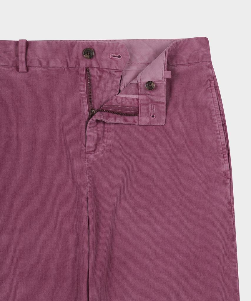BROOKS BROTHERS Wide Fit Corduroy Garment Dyed Chino Pants (Pink) (Bbpcmnf405)
