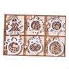 12 Stück Weihnachtsbaumschmuck Bastelornamente DIY Anhänger für Innenveranstaltungen