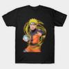 Aziatische Maat Katoenen Unisex T-shirt Print T-shirt Naruto T-shirt No-Cut Print Normale Pasvorm