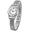 Women's Analog Waterproof Stainless Steel Watch with Elastic Strap, Simple, Cute, Stylish, Casual, Business, Fashion Watch, Silver, Women's