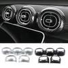 For Mercedes Benz C Class W206 S206 C200 C220 C300 2024 2024 Car Dashboard AC Air Outlet Vent Ring Frame Cover Trim Part Refit