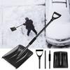 Emergency Snow Shovel Large Capacity Adjustable Car Snow Shovel Detachable Rotating Snow Removal Shovel for Home Garden Camping