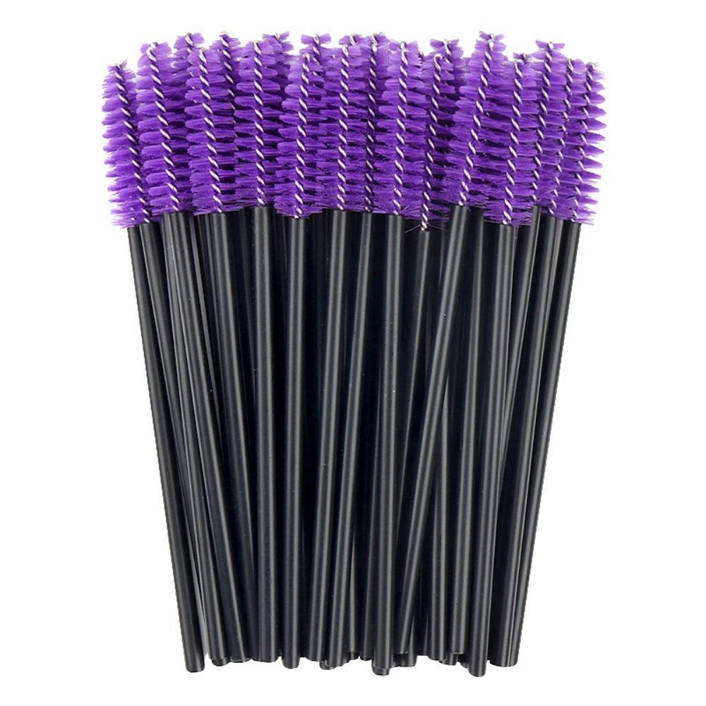 50Pcs Disposable Disposable Eyelash Brush Eyelashes Extension Eye Lashes Eyebrow Brush Spoolers Cosmetic