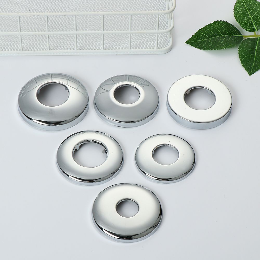Chrome Flange Cover Faucet Decor Pipe Wall Covers Faucet Decorative Cover Faucet Accessories