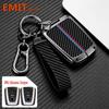 Zinc Alloy Key Cover for BMW I3 I8 Series Carbon Fiber Car Key Case Holder Bag Full Protection Shell Auto Interior Accessory