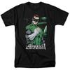 26 Green Lantern Fist Flare T Shirt Licensed Comic Book Tee Black Unisex T-Shirt