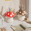 Entrance Circular Mushroom Storage Bin, Office Desktop Pen Holder, Makeup Storage Bin