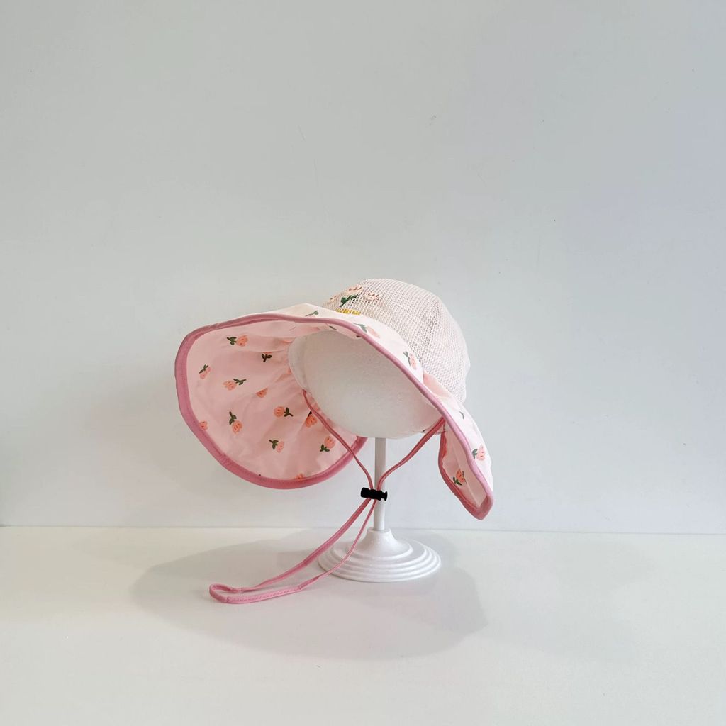 Baby Hat Summer Sun Protection Cap With Large Brim For Toddlers Kids