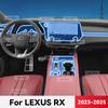 TPU Transparent Pentru LEXUS RX 2024 2025 Console Centrală Mașină Tablou de Bord Media Navigație Protector Anti-zgârieturi Folie Interioară