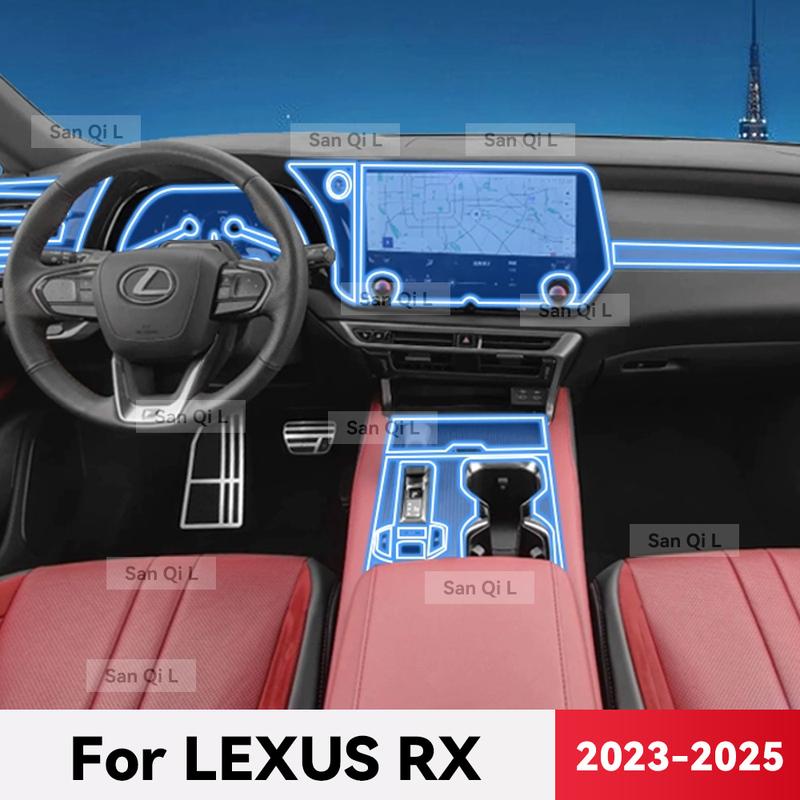 TPU Transparent Pentru LEXUS RX 2024 2025 Console Centrală Mașină Tablou de Bord Media Navigație Protector Anti-zgârieturi Folie Interioară