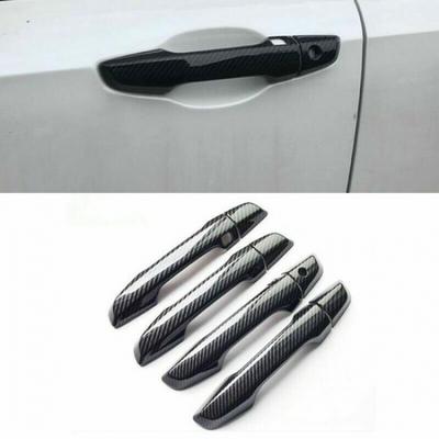 8PCS Carbon Fiber Door Handle Molding Cover Trim For Honda CR-V CRV 2017-