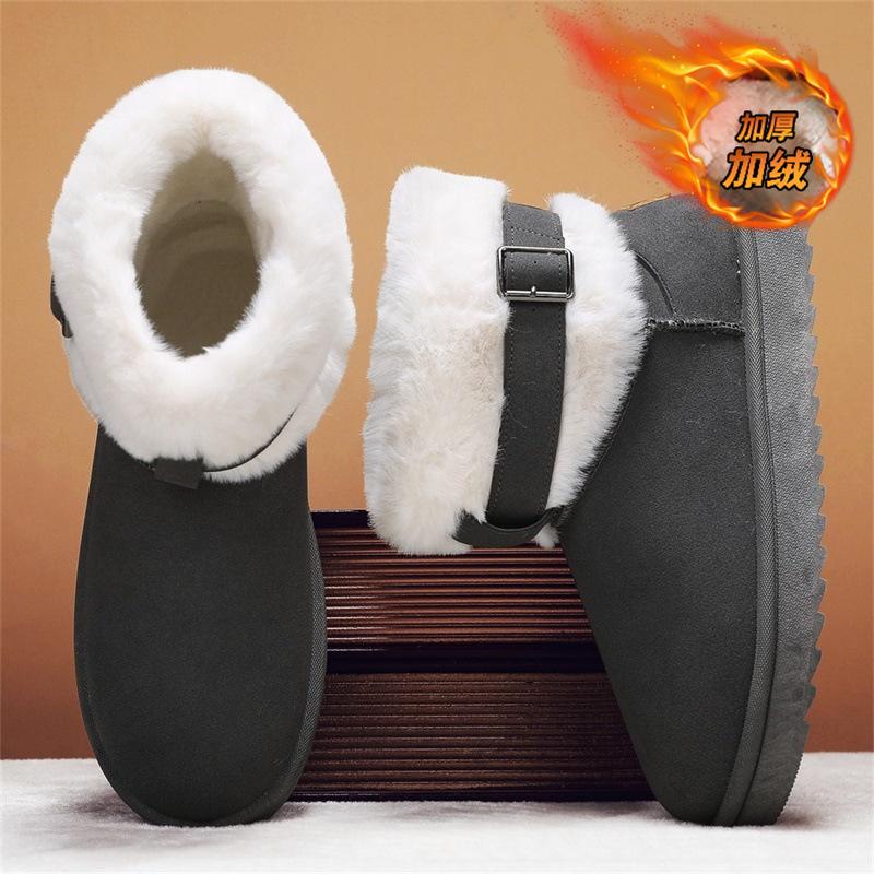 Snow boots winter velvet thickened warm bread shoes sub-zero waterproof, non-slip and cold-resistant cotton shoes