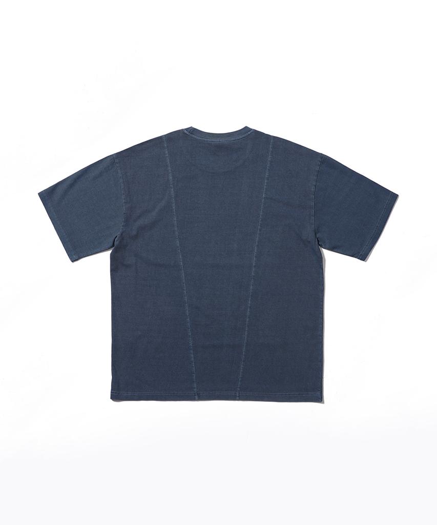 GAKKAI UNIONS Basic Pigment Short Sleeve T-Shirt Dive Blue