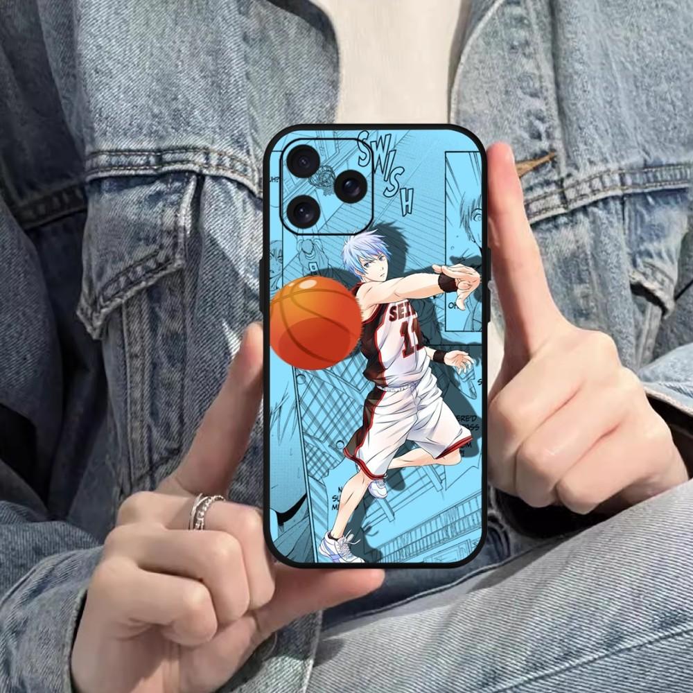 Bilibili Anime Kuroko Basketball Telefon Fall Für iPhone Mini 11 12 13 14 15 Pro XS Max X Plus SE XR schwarz Soft Shell