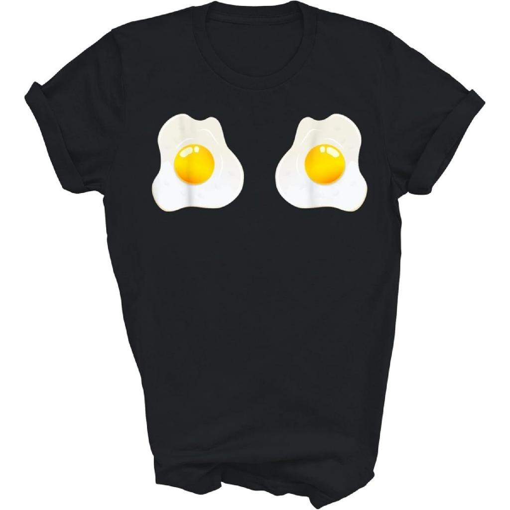 Fried Eggs Egg Boobs Cool Costume Unisex Shirt Gift for Men Women
