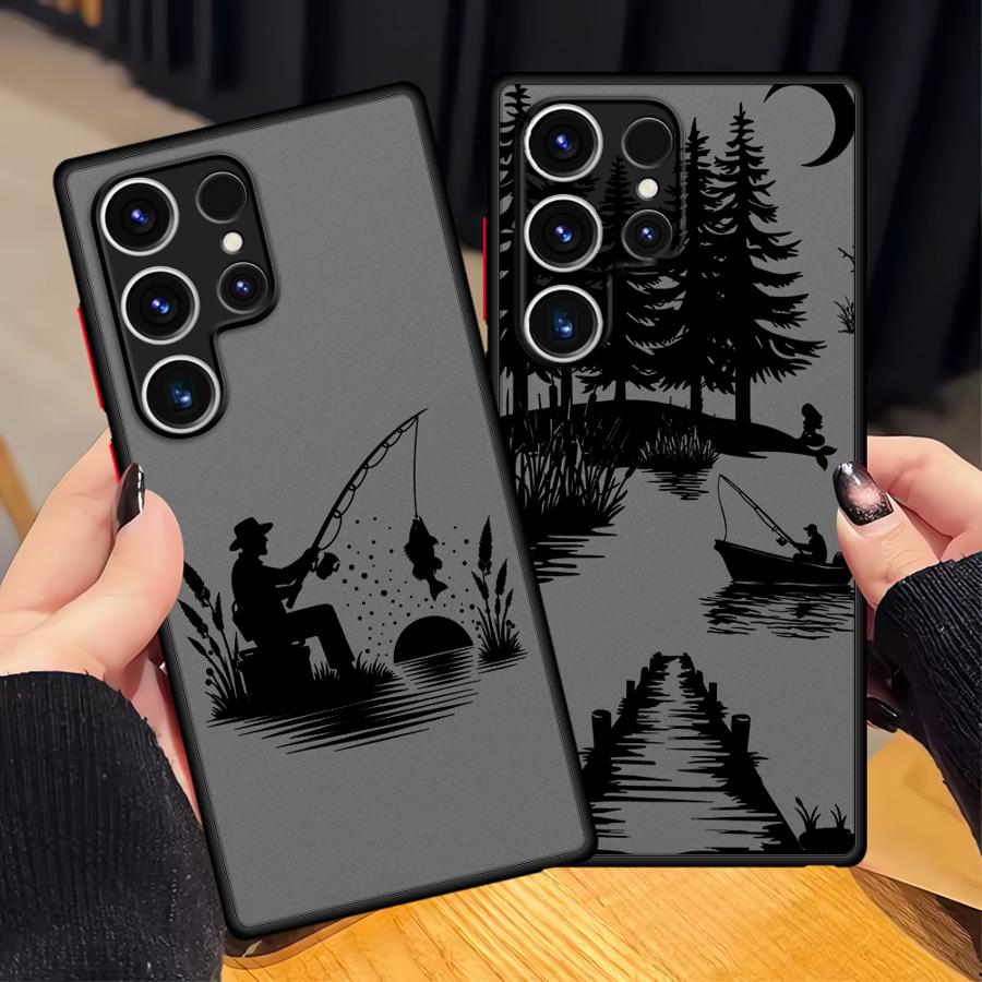 Case for Samsung Galaxy S20 FE S25 Ultra S22 S21 Note 20 Ultra 10+ S26 S23 FE S24 Plus Funda Back Phone Cover Cartoon Forest
