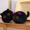 Niedliches schwarzes Katze Kissen Daunen Baumwolle schwarze Katze Puppe Simulation Kätzchen Haustier Puppe Plüschtier