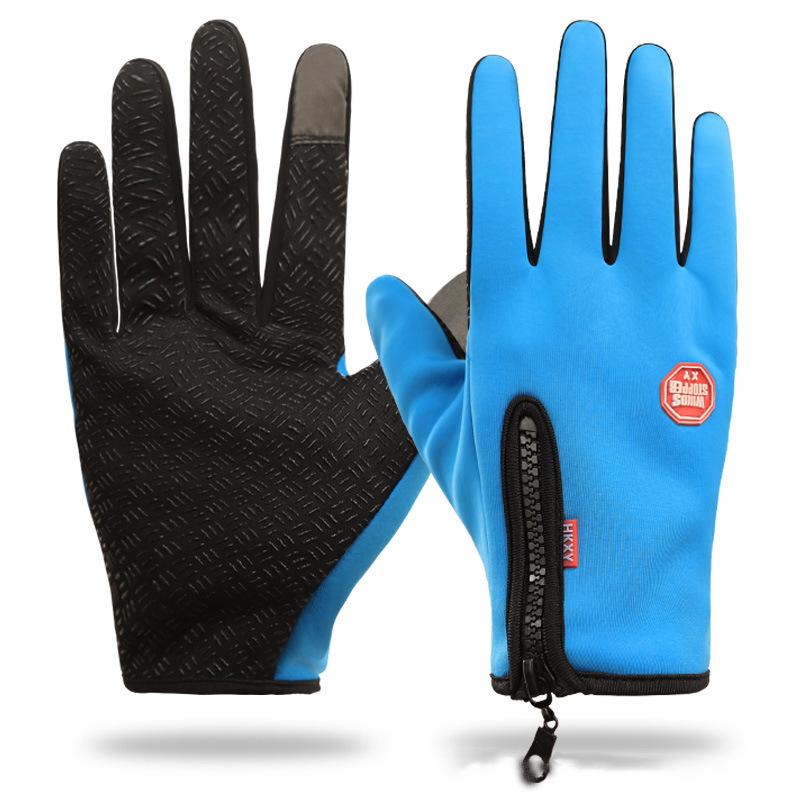 Winterhandschuhe für Herren und Damen, Touchscreen, warm, für Outdoor, Radfahren, Autofahren, Motorradfahren, Kältebeständigkeit, winddichte, rutschfeste Handschuhe
