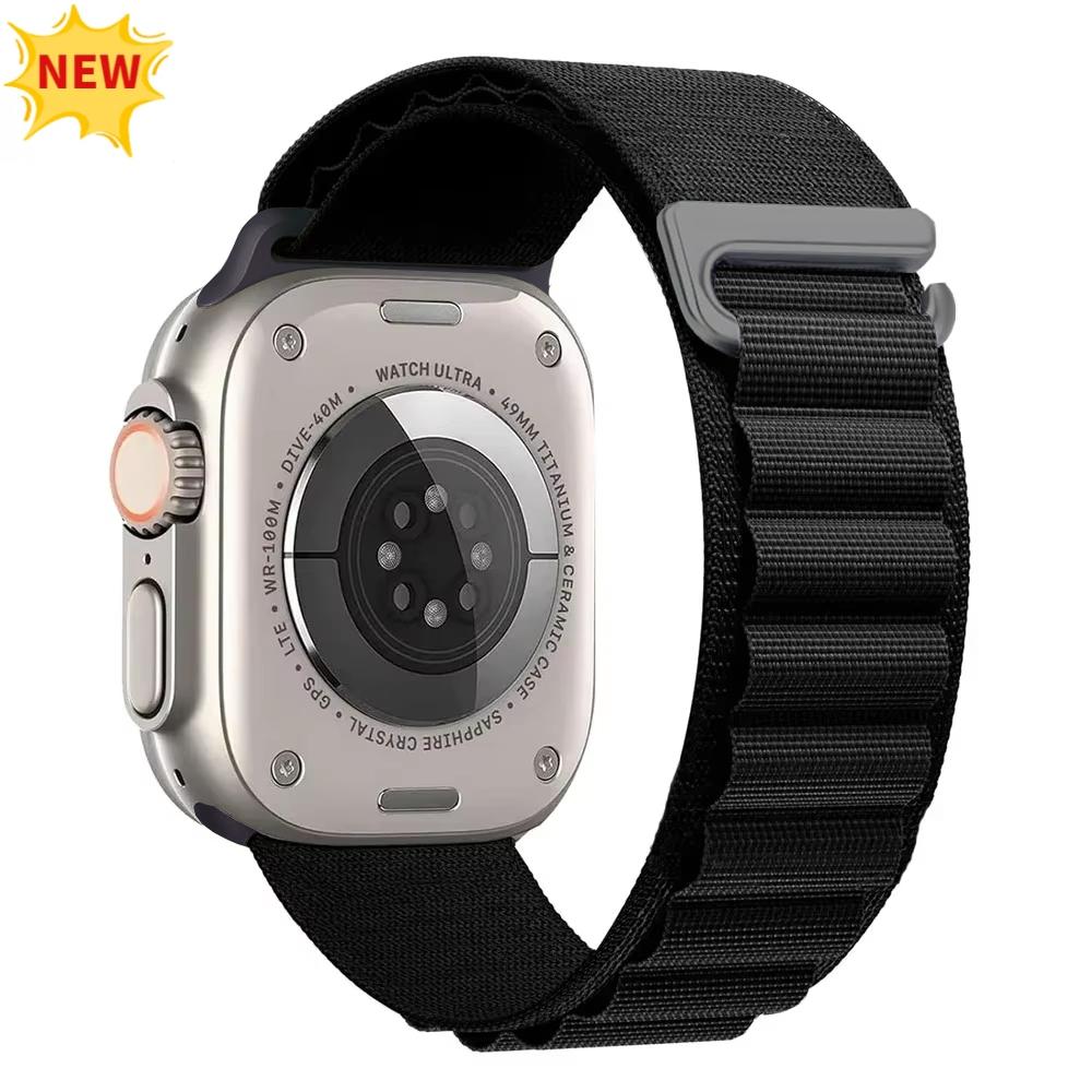 Bracelet Boucle Alpine Pour Apple Watch Ultra 3 Bracelet 49mm 11 10 9 8 7 46mm 42mm 45mm 41mm Sport Nylon Bracelet iWatch 6 5 SE 44mm Ceinture