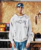 Thevinylhouse Rodeo Washed Hoodie Zip-Up Beige