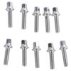 10PCS Drum Set Screws Metal Drum Screw Essential Metal Instrument Replacement Part for Percussion Musical Instruments