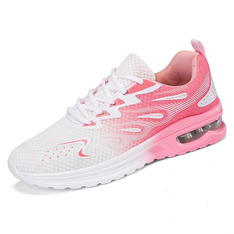 Spring and summer mesh outdoor breathable leisure student sports shoes women's air cushion running shoes jogging shoes large size