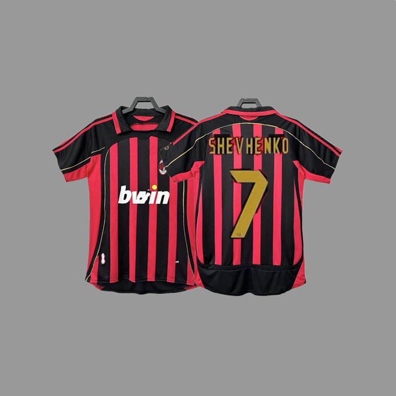 Vintage football jersey AC Kaka Maldini Ronaldo Ronaldinho jersey game training jersey