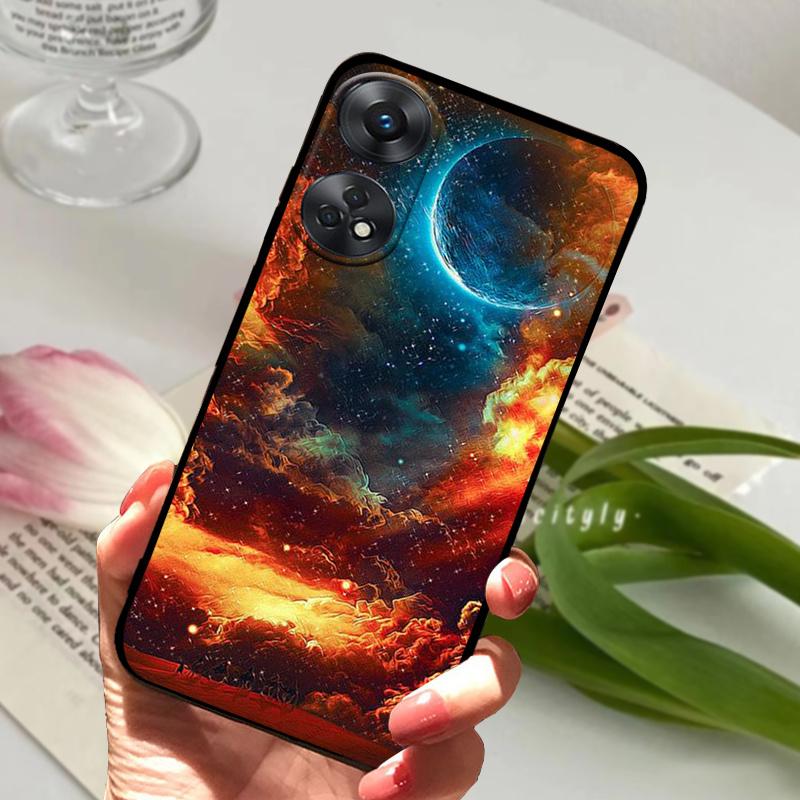 For Oppo Reno8 T 4G 5G Case Reno8T 8T Cool Fashion Soft Silicone TPU Phone Cover For OPPO Reno8 4G 5G Shockproof Bumper Fundas