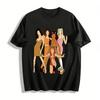 Vintage Y2K Spice Girls Print T-shirt Retro Girl Group Graphic Tee For Women Casual Streetwear Pure Cotton T-shirt