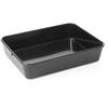 Melamine Meat and Food Tray Container 280x210x60mm Black Hendi 568804
