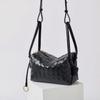 Mini Woven Handbag Versatile Single Shoulder Crossbody Pillow Bag High-end Sensory Vegetable Basket Tongqin Lindi