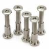 Écrou à tête ronde M6 nickelé 10 mm - 80 mm pour connecteur de joint de meuble