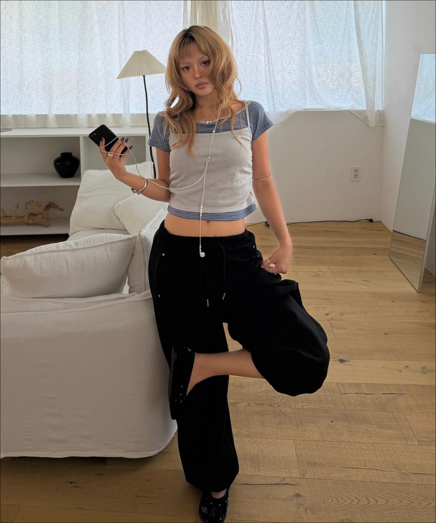 MIXXO Curved Elastic Waist Pants_Miwtmg36Ss Miwtmg50Qb Miwtmg80Qc (A Type)