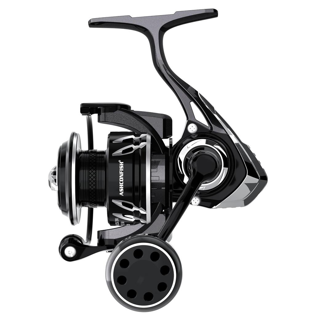 Ashconfish AK Spinning Metal Double Shielded Stainless Steel BB for Saltwater Freshwater Fishing Reel, Ultra-Strong Body, 25lb+ Drag, Anti-Reverse