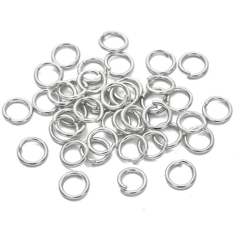 Metal Jump Rings Split Round Rings Connectors for Diy Jewelry Finding Making Accessories 3-12mm Neck Earring Supplies