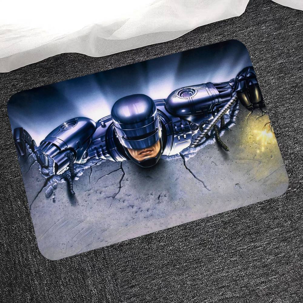 Action Film R-Robocop Bathroom Mat Kids Room Bedroom Decoration Balcony Anti-Slip Doormat Living Room Welcome Rug