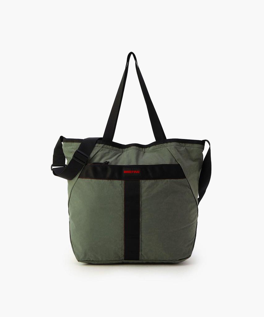 Briefing Packable 2-Way Tote_Sage Green