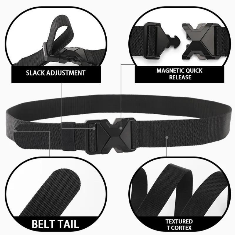 Men's Buckle Belt Braided Lightweight Breathable Daily Commuter Men's Belt