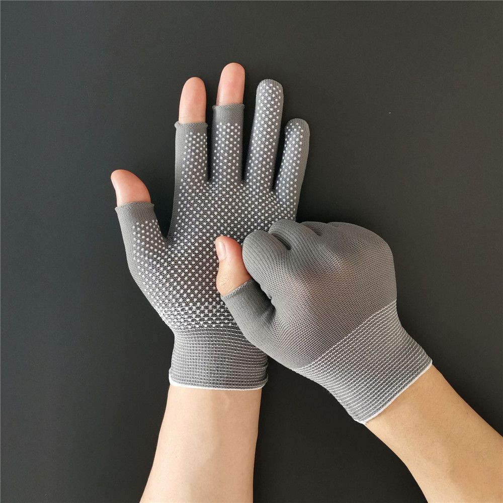 Sport/Fietsen Zonnebrandcrème Open/Halve Vingers Antislip Vissershandschoenen Rijhandschoenen Zonbescherming