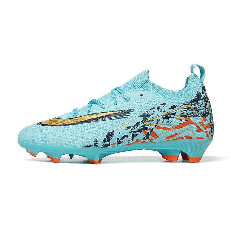 Jungen und Mädchen Fußballschuhe Jugend Rasen Training Rutschfest Student Stollen Professionelle Spiel Fußballschuhe