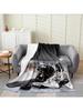 Blanket All Season Winter Sports Game Sofa Bed Couch Chair Decor For Boys Girls And Adults Gifts Ice Hockey Flannel Throw