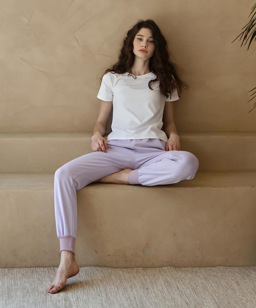 Debiweeo Comfortable Jogger Pants Devi-B0055-Lavender