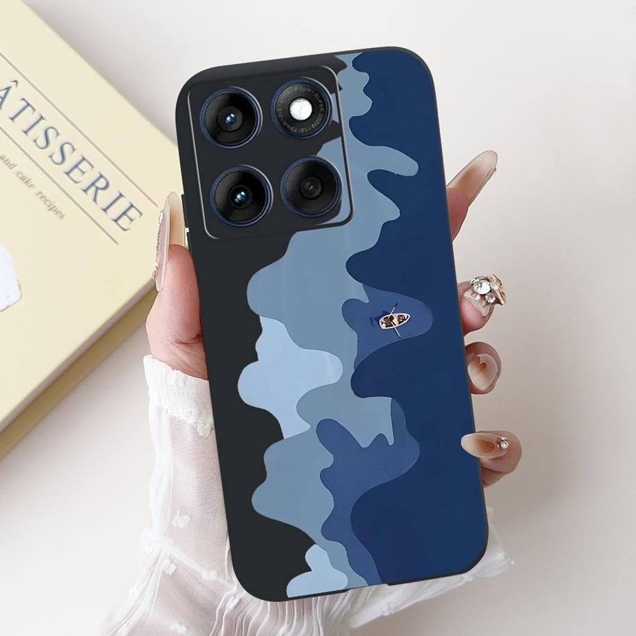 For Motorola Edge 60 Pro Case Moto Edge 60 Fusion Cover New Fashion Flower Soft Silicone Bumper For Moto Edge 60 60s Edge60 Capa