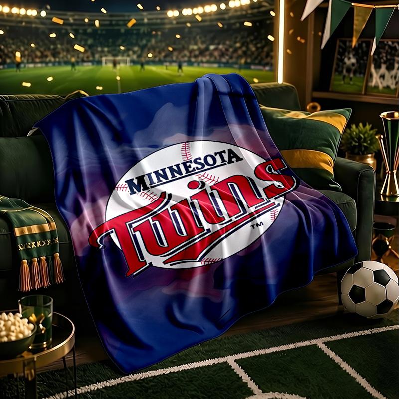 Neon Lights Minnesota Blanket Lightweight Flannel Bedding Blanket Perfect for Travel, Camping, Living Rooms, Offices, Sofas, Fan Christmas Gift