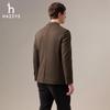 HAZZYS Men's Wool Blend Single-Breasted Suit Jacket